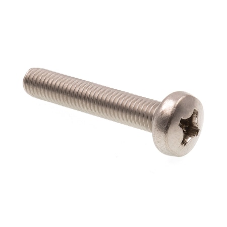Prime-Line Machine Screw, Metric Pan Head Phil Drive M8-1.25 X 45MM A2-70 Stainless Steel 10PK 9131834
